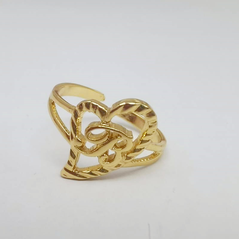 Wedding Zone - Duoying-Custom Initial Letter Ring, Personalidade Hip-Hop