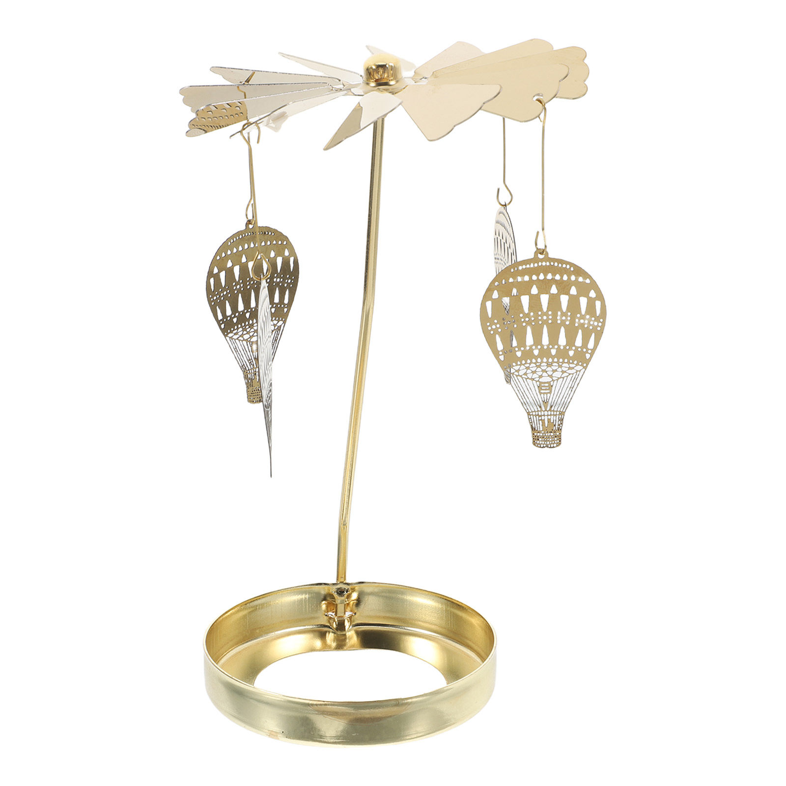 Wedding Decoration Supply - Suporte giratório de metal para velas