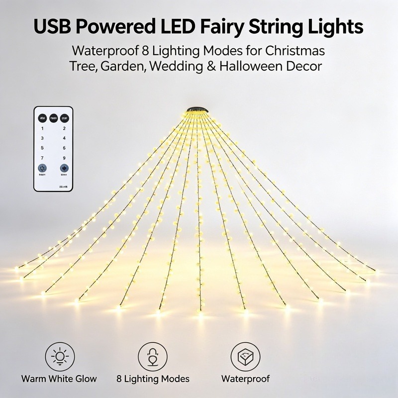 Wedding Led - Luzes de Fada LED USB, Luzes