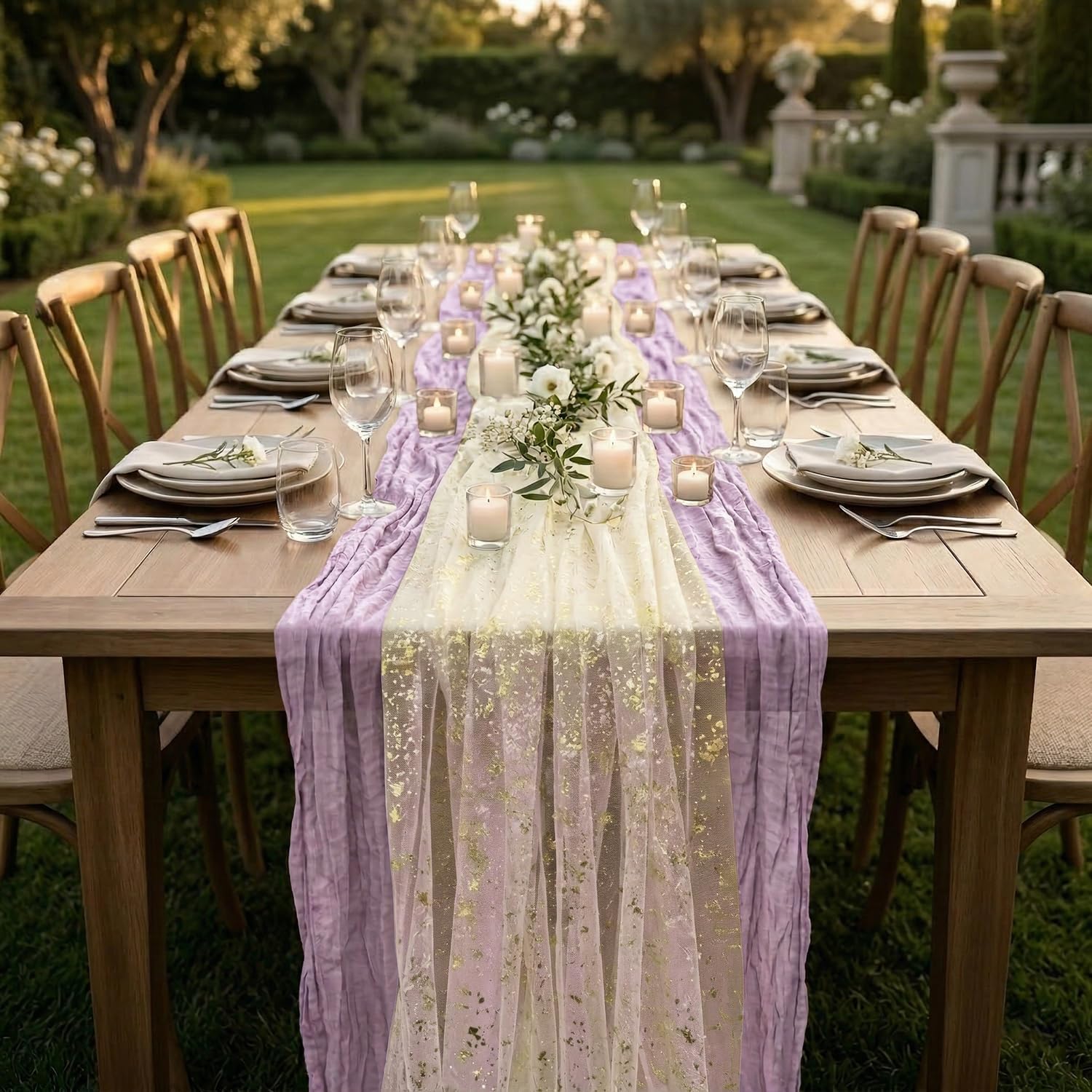 Wedding Supply Rentals - Kit com 2 Caminhos de Mesa