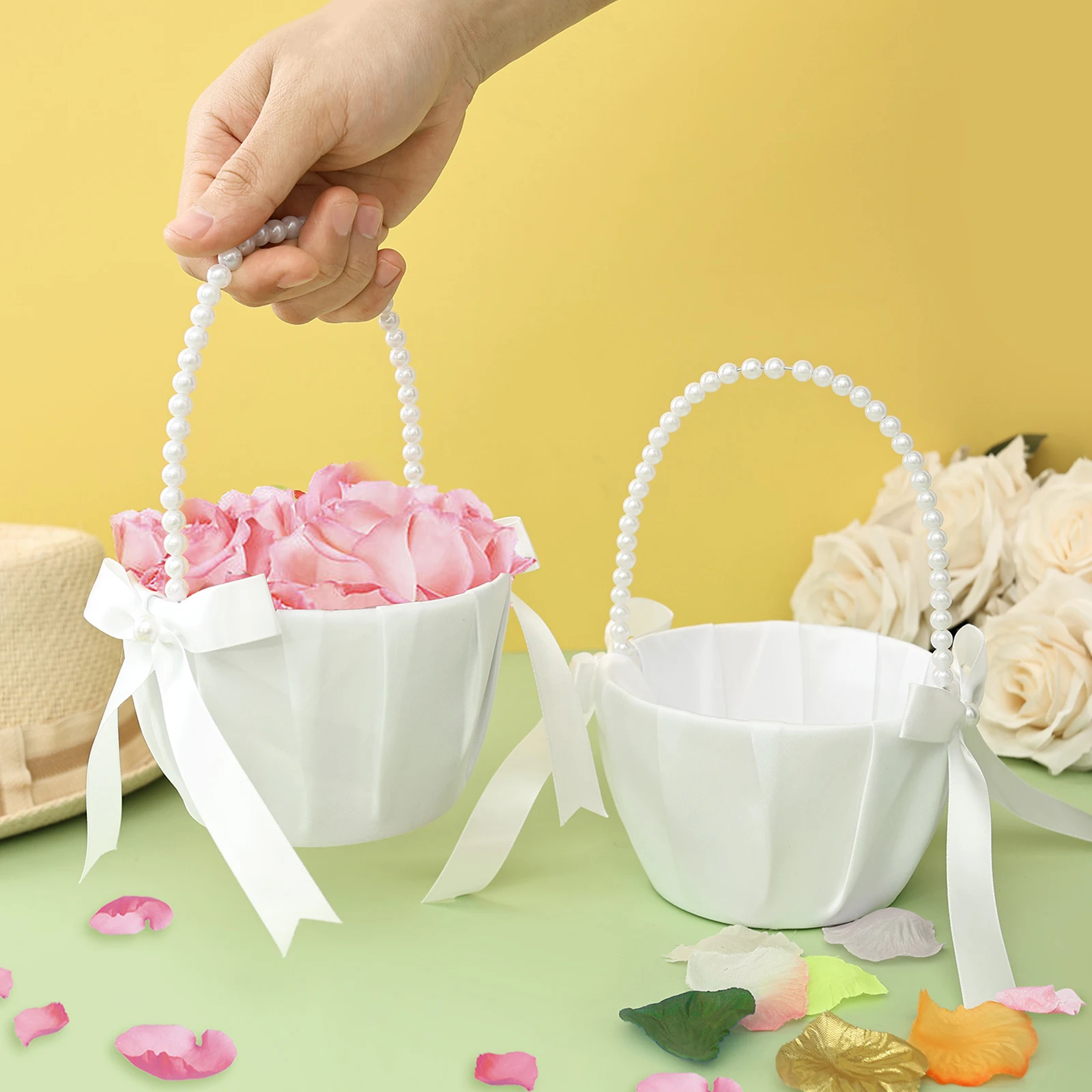 Wedding Ceremony Supply - Cesta de flores para casamento, 2