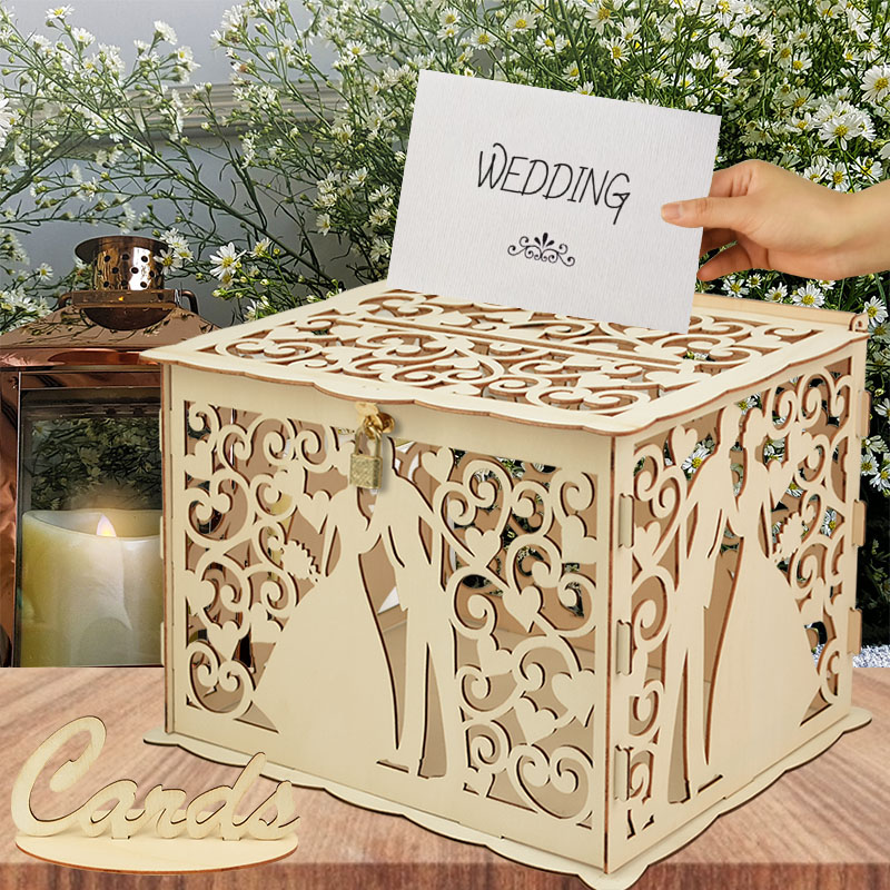 Wedding Supply Rentals - Caixas de cartão de presente de