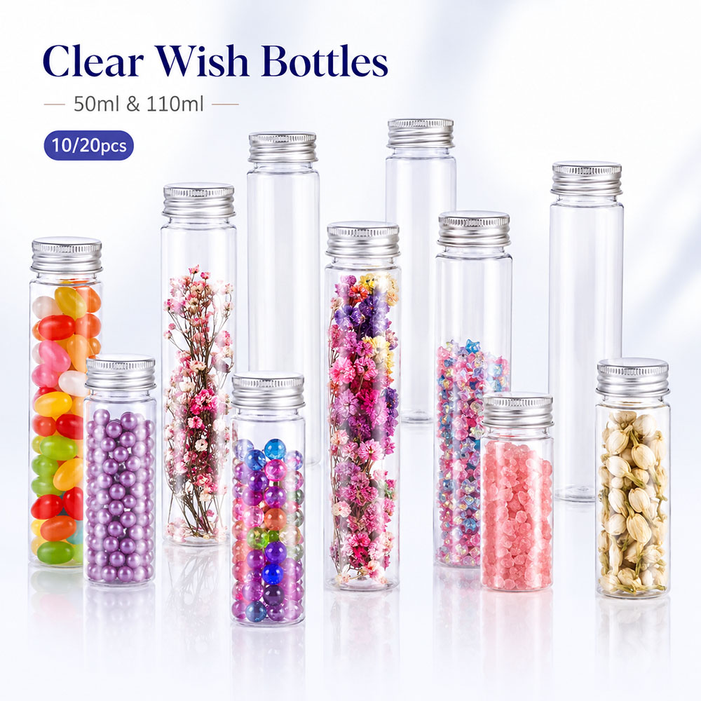 20 peças de tubos planos trans - Wedding Decoration Supply avaliação e preço