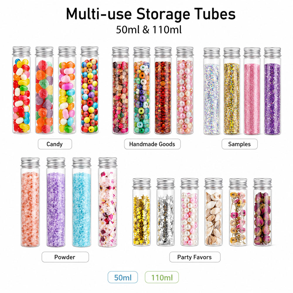 20 peças de tubos planos trans - Wedding Decoration Supply avaliação e preço