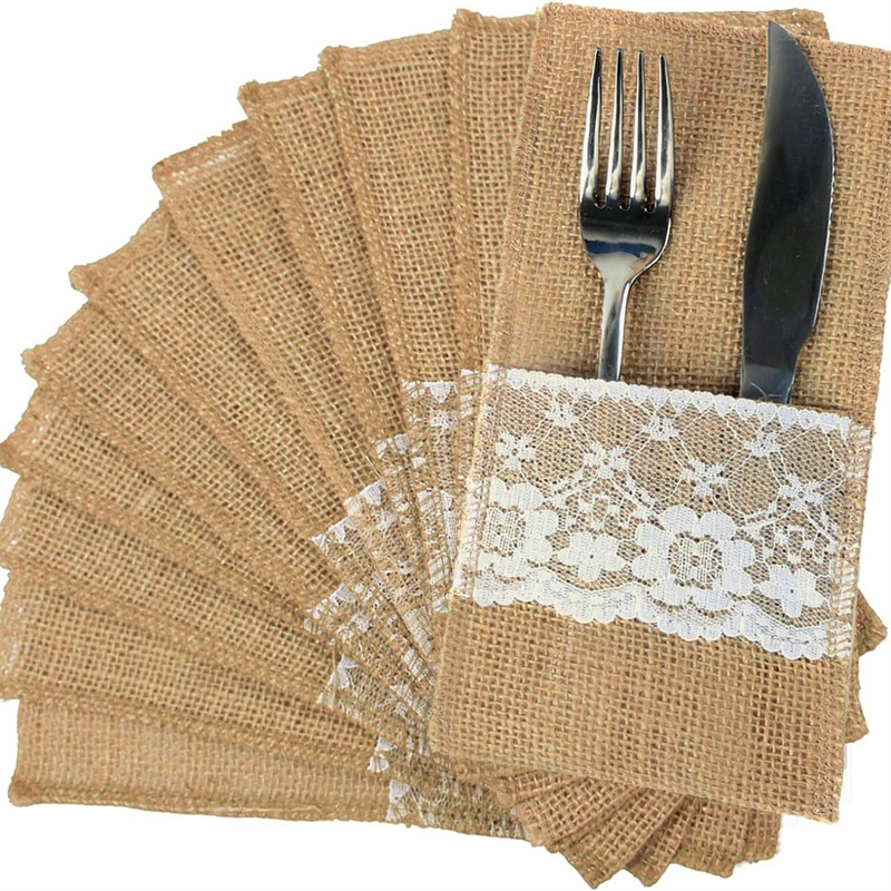 Bolsa de Juta Rústica com Rend - Wedding Supply Rentals avaliação e preço