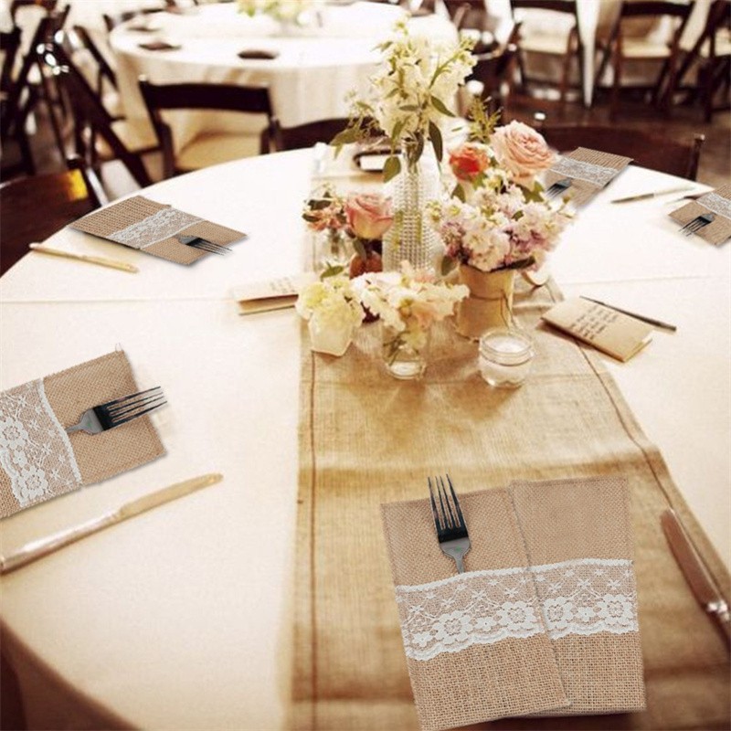 Bolsa de Juta Rústica com Rend - Wedding Supply Rentals avaliação e preço