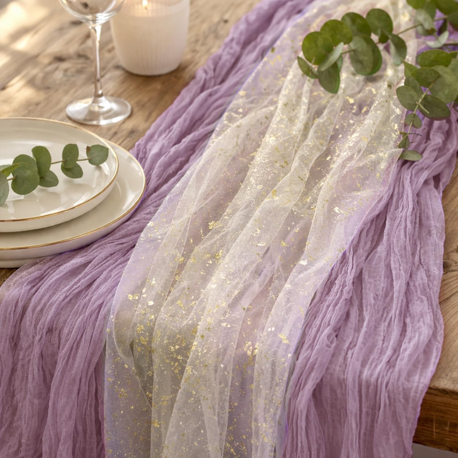 Kit com 2 Caminhos de Mesa de  - Wedding Supply Rentals avaliação e preço