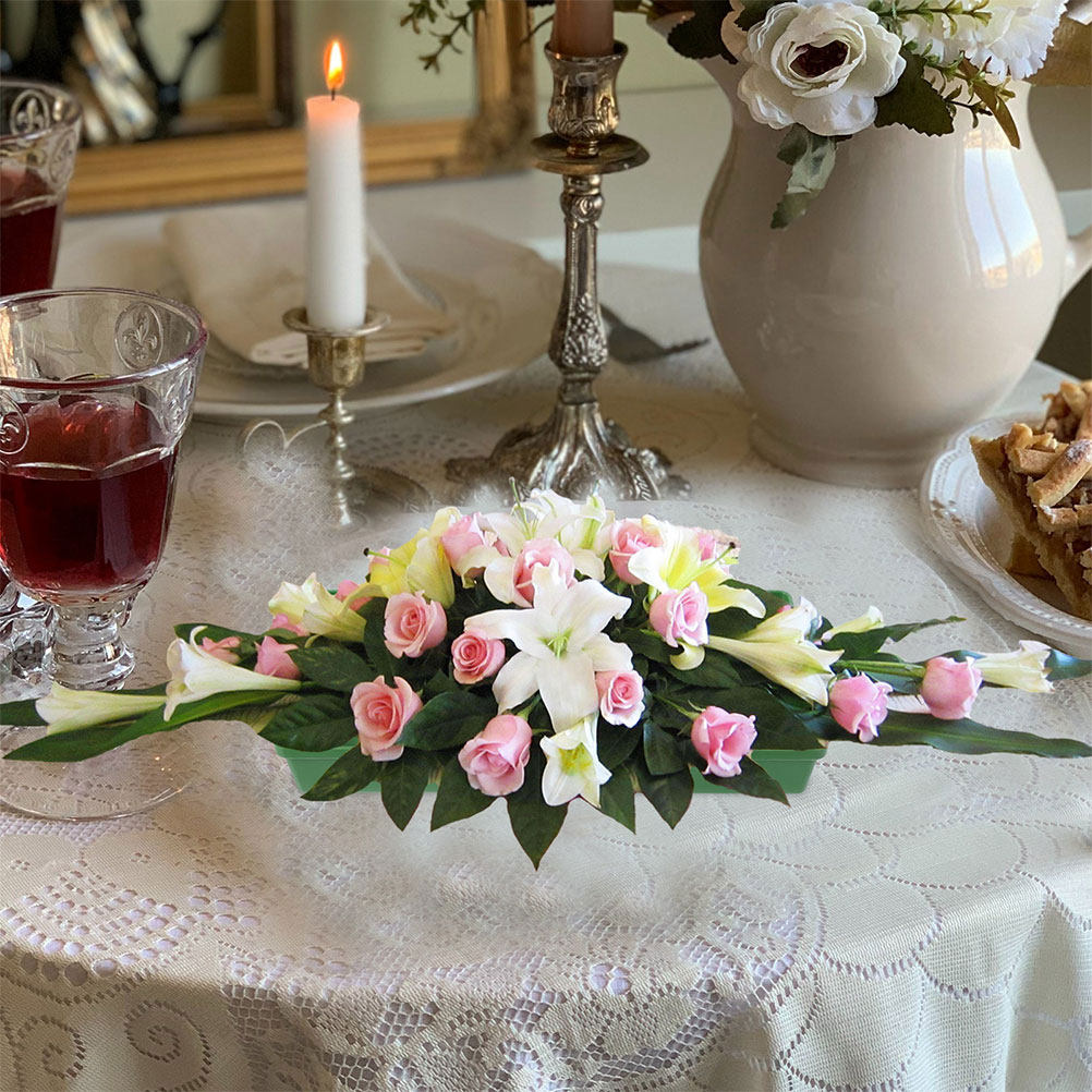6 Peças de Bandeja de Plástico - Wedding Decoration Supply avaliação e preço