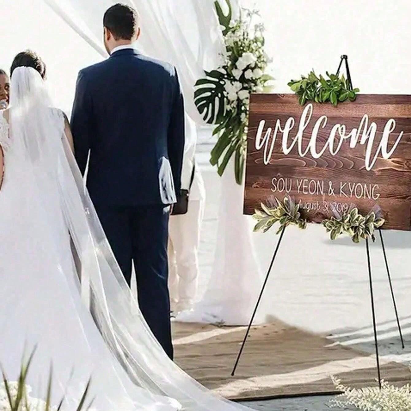 Suporte de Exibição Portátil D - Wedding Ceremony Supply avaliação e preço