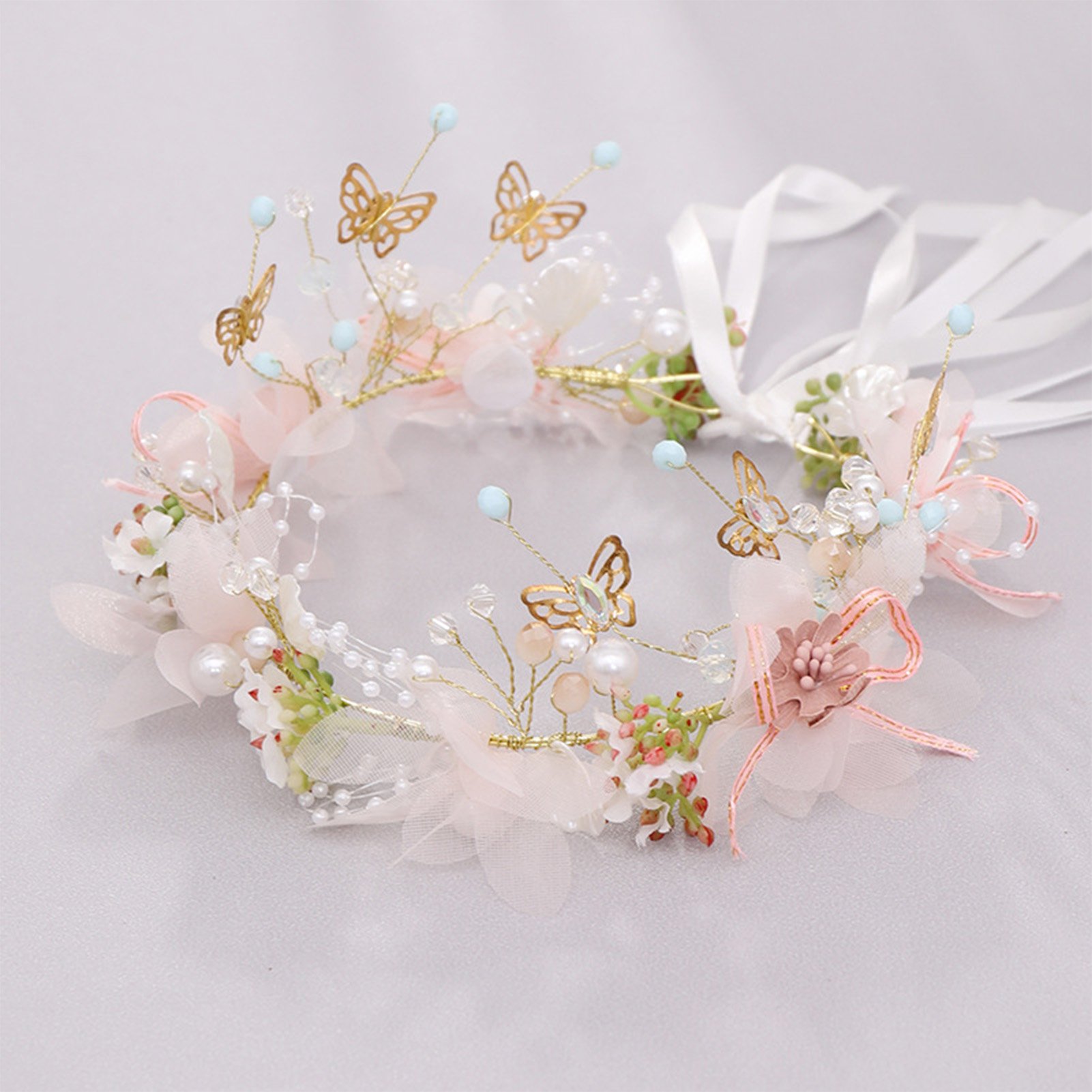 Tiara de Flores para Mulheres  - Wedding Supply Store avaliação e preço